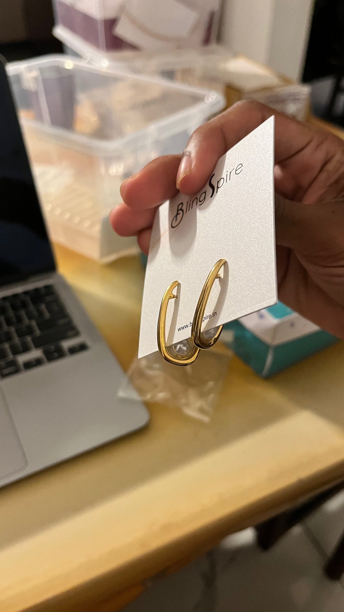 Pearl-Embellished Hoop Earrings