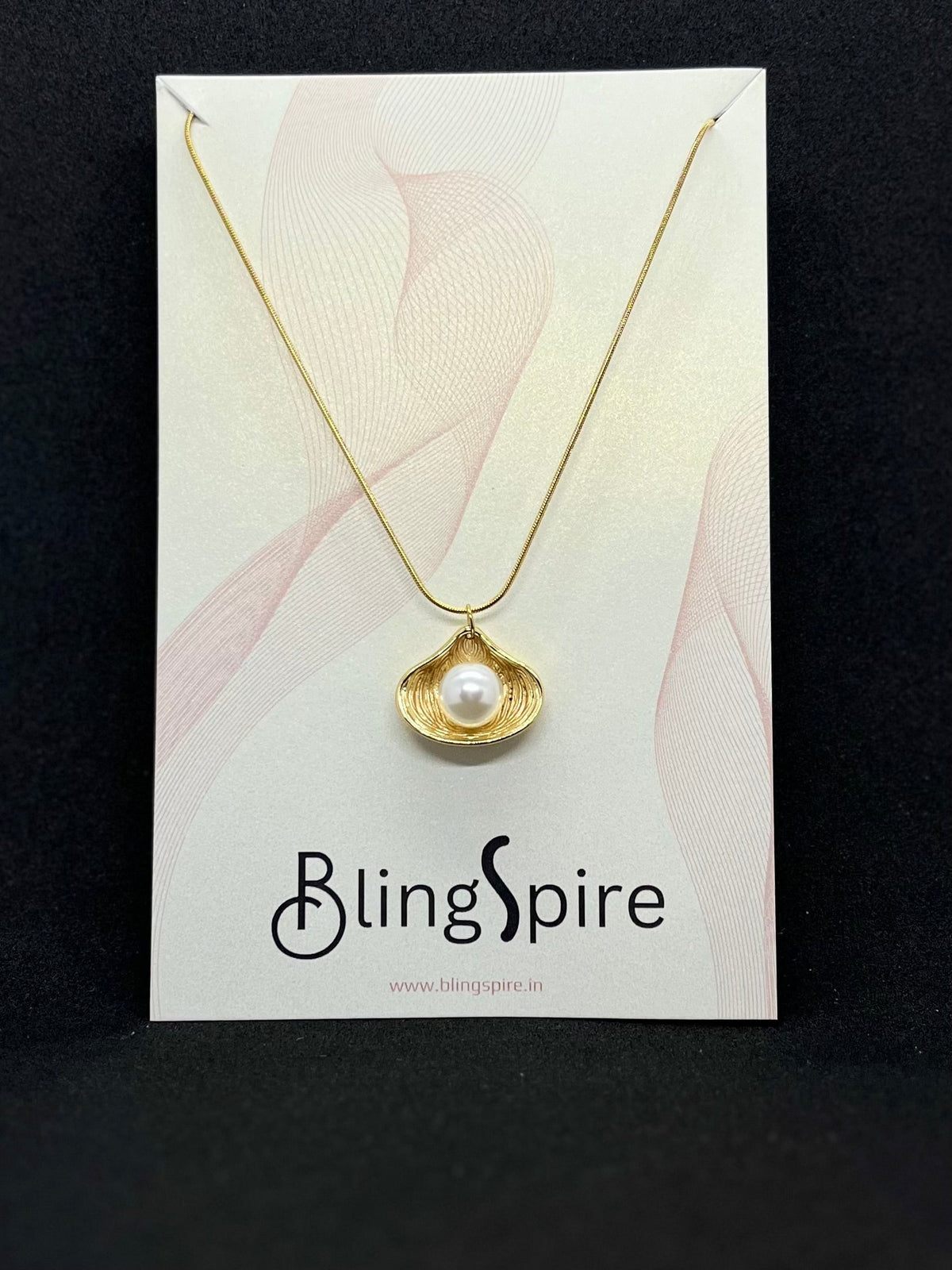 Pearl Within a Shell Necklace