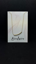 Minimalist Gold Bar Necklace