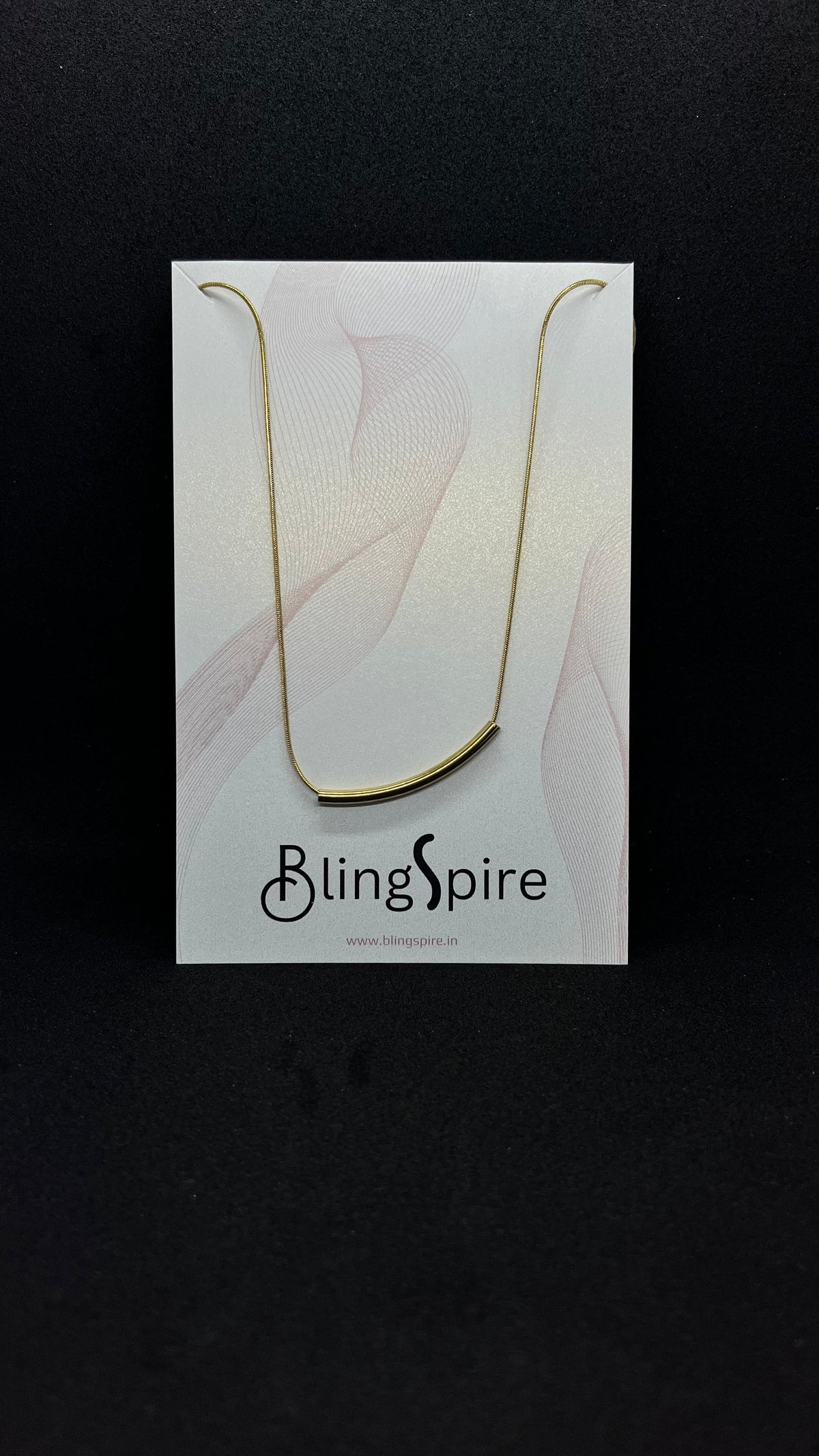 Minimalist Gold Bar Necklace