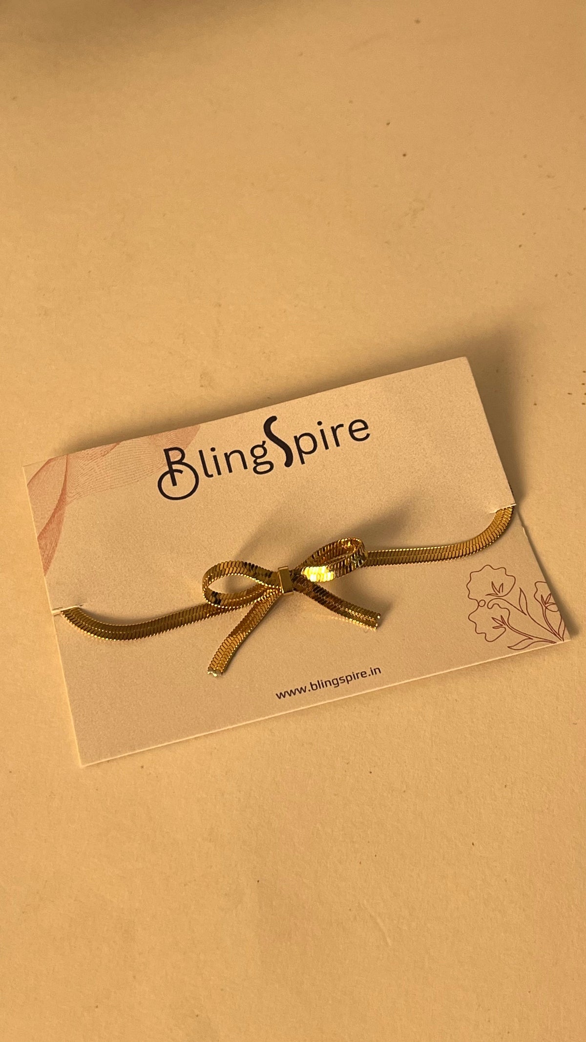 "Bowtiful Bliss" Snake Chain Bracelet by BlingSpire