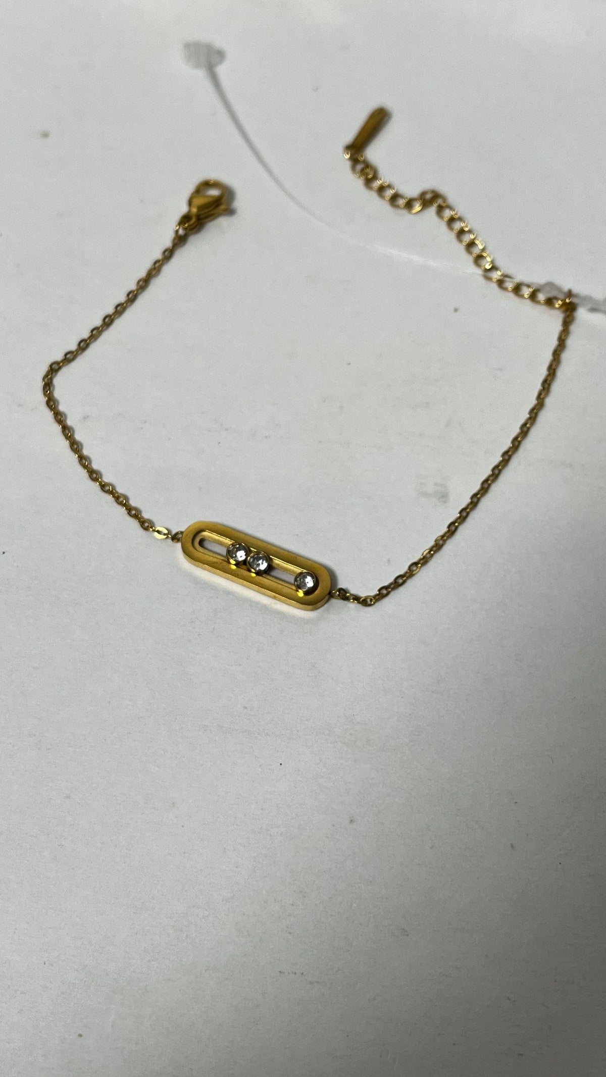 Minimalist Magic: Gold-Tone Bar Bracelet