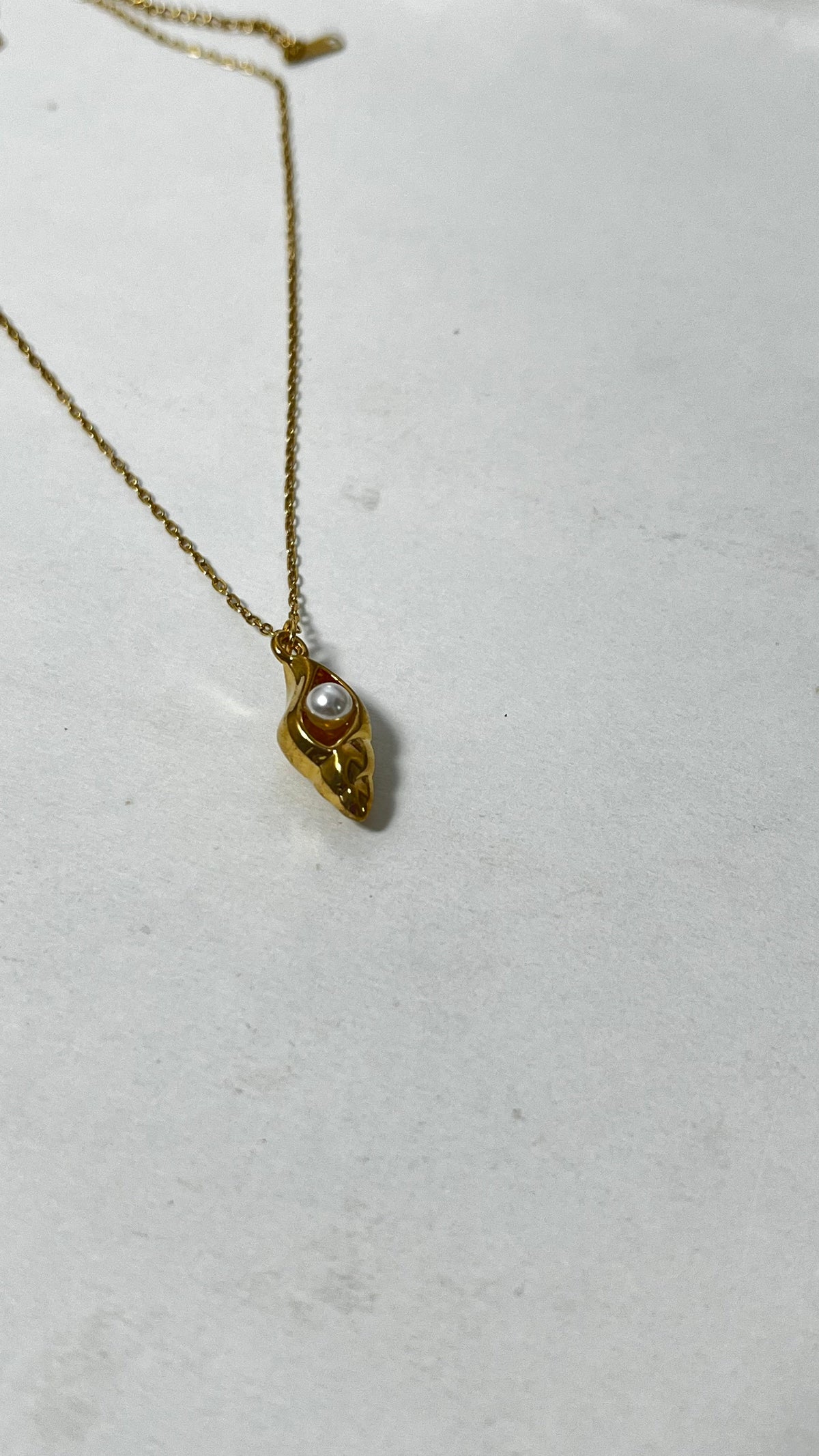 Ocean's Embrace: Seashell Pendant Necklace
