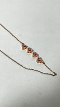 Blooming Beauty: Magnetic Rose Gold Flower Necklace
