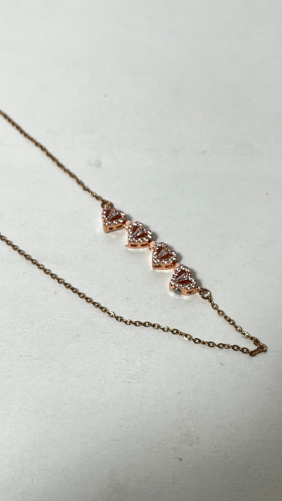 Blooming Beauty: Magnetic Rose Gold Flower Necklace