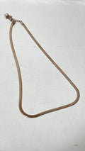 Classic Snake Chain Rose Gold Necklace