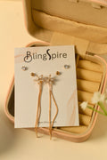 Ethereal Blossom Dangle Earrings Set by BlingSpire
