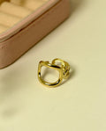 Blingspire Eternity Gold Statement Ring