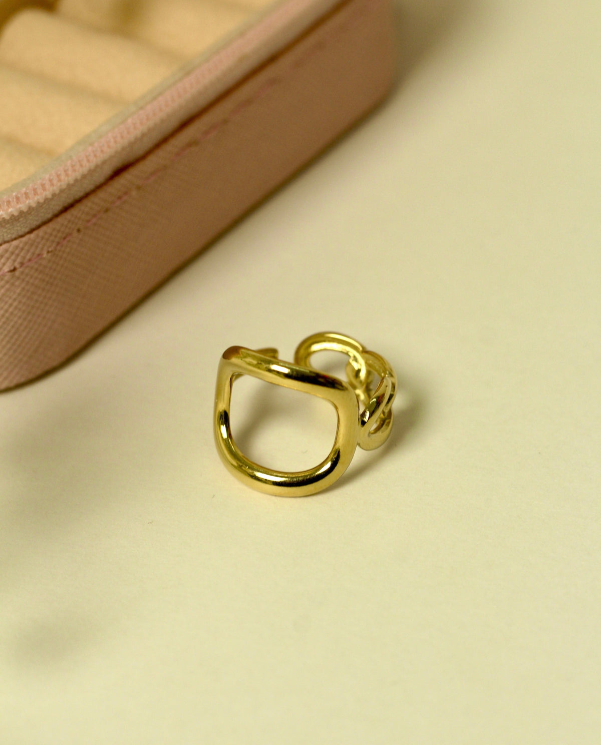 Blingspire Eternity Gold Statement Ring