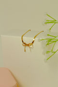 Radiant Gilded Golden Bow Chain Necklace