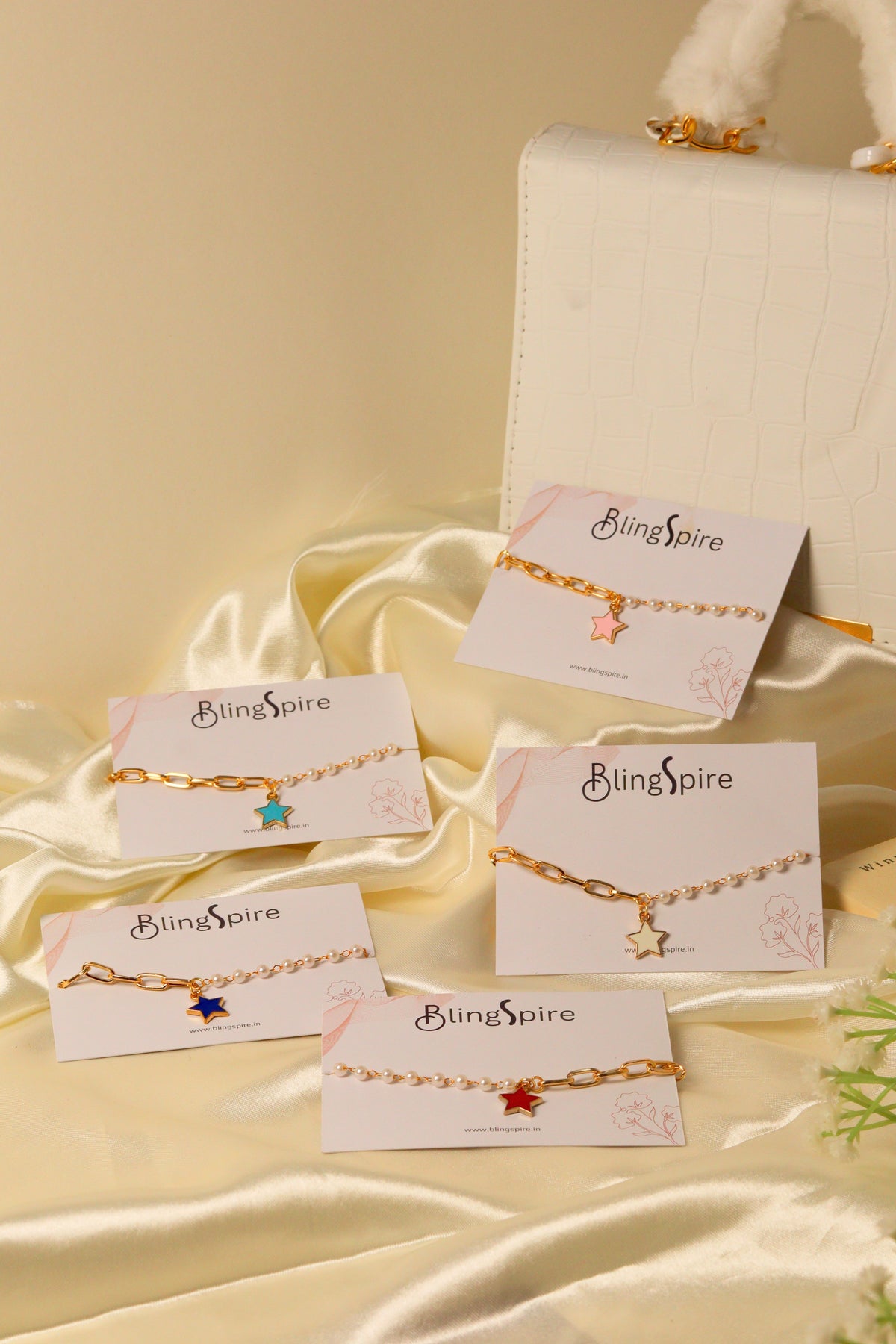"Stellar Charm" Star Pendant Bracelet