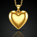 Heart of Gold: Exquisite Heart Necklace