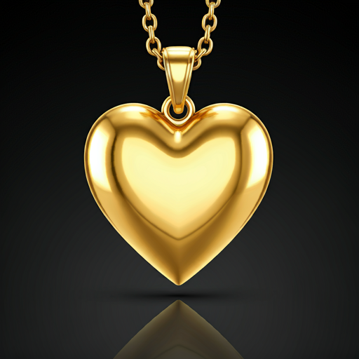 Heart of Gold: Exquisite Heart Necklace